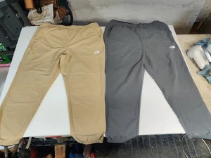 2 Pantalones North Face Hombres 1 Gris y 1 Bronceado Paramount Pro Jogger Flashdry XD Caminata Trek - Imagen 1 de 24