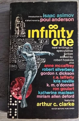 INFINITY ONE 1970 (STERANKO Cover & AUTOGRAPH) SF Anthology EdBy Hoskins 1st PB - Image 1 of 4