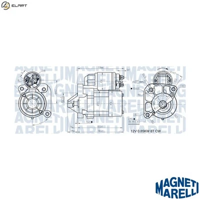 STARTER 063721186010 FOR RENAULT CLIO/MIO/II/Mk SYMBOL LUTECIA THALIA MEGANE - Image 1 of 4