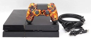 SONY PLAYSTATION 4 (CUH-1001A) 500GB CONSOLE, 12.00 W/ CONTROLLER, CORDS - Picture 1 of 9