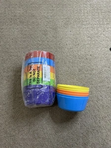 Paquete de 30 cuencos de plástico para niños (10 oz) coloridos, aptos para microondas y lavavajillas - Imagen 1 de 3