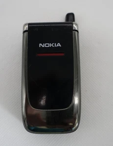 Nokia Handy RH-73, 6060,  ungeprüft, ohne Zubehör, schwarz, Klapphandy - Bild 1 von 7