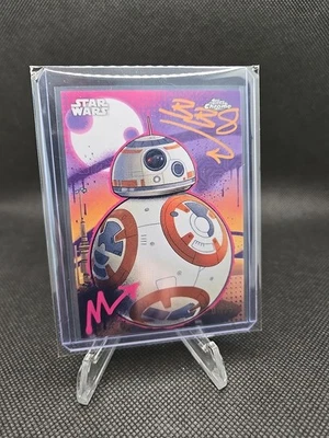 2025 Topps Chrome Star Wars BB-8 Galactic Graffiti SSP MOJO /25 - Imagem 1 de 4