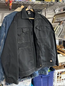 Dickies Black Denim Jacket Men’s XL - Picture 1 of 15