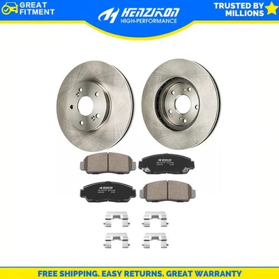 Front Rotors Ceramic Brake Pads for 2003 2006-2008 Acura CL TL TSX Honda Accord - Image 1 of 3