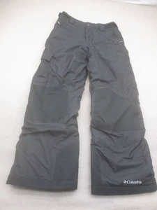 Pantalones de nieve Columbia talla M (10/12) niños negros aislados Bugaboo rodillas reforzadas 377 - Imagen 1 de 12