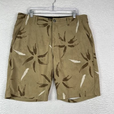 Volcom Shorts Surf & Turf Hybrid Brown 4-Way Stretch Men’s 36 (37x10) - Image 1 of 4