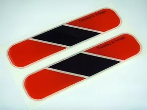 Trinidad de Tobago Flag Domed Decal Emblem Car Flexible Sticker 5" Set of 2 - Imagen 1 de 2