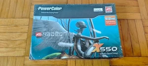 RARA TARJETA DE VIDEO GRÁFICA RETRO ATI RADEON X550 X 550 NOS EN FOIL - Imagen 1 de 7