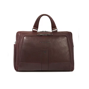 BORSA CARTELLA UOMO PIQUADRO CA6025S129 PELLE MARRONE ORIGINALE AI 2024 - Picture 1 of 3
