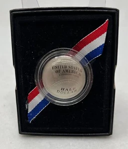 2014 S National Baseball Hall of Fame 1/2 Dollar Proof 50c Coin w/ Box - Picture 1 of 4