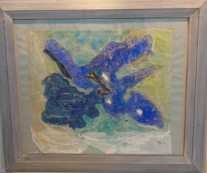 Marie Pospisilova: "Veilchen" Collage 1962 - Picture 1 of 1