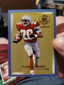 1993 Fleer ROBERT SMITH Minnesota Vikings NFL Prospects Rookie Insert Card - Picture 1 of 6