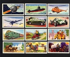 CIGARETTE/TRADE/CARDS. Typhoo Tea. TRAVEL THROUGH THE AGES. (1962). (Full Set).
