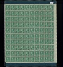 1923 United States Postage Stamp #581 Plate No. 16174 Mint Full Sheet
