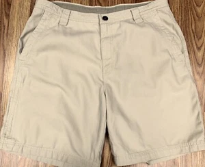 PANTALONES CORTOS COLOMBIA REGULAR FIT 100% ALGODÓN CAQUI Talla 38 - Imagen 1 de 4