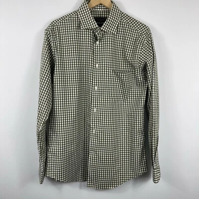 Bloomingdales - Men's Long Sleeve Button Up - Black Gignham - XL - Изображение 1 из 4