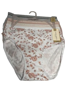 Laura Ashley Damen Bio-Baumwolle Größe Small 5er-Pack Höschen Neu mit Etikett - Bild 1 von 7