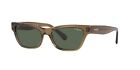 VOGUE VO5514S 304771 Transparent Dark Khaki Dark Green 53 mm Women's Sunglasses