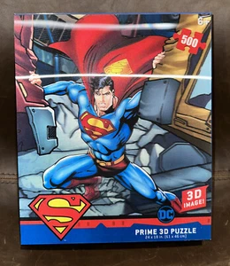 Puzzle DC Superman Strength Lenticular Prime 3D 500 pieces - Picture 1 of 1