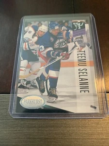 Parkhurst Teemu Selanne Winnipeg Jets 1993-94 #235 patio casi nuevo-como nuevo envío gratuito - Imagen 1 de 5