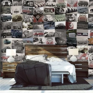 Creative Collage VW VOLKSWAGEN Designer Wallpaper Boxed Individual Pictures - Picture 1 of 5