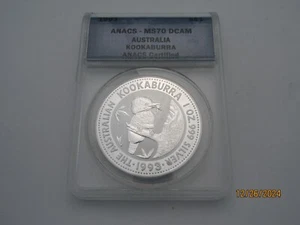 1993 ANACS Australia KOOKABURRA MS70 DCAM. X766 - Picture 1 of 4
