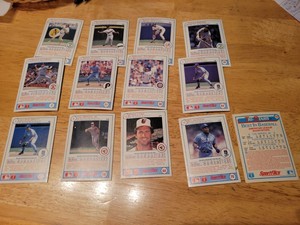 1988,1989 Sportflics Lot Of 27 Starting With Number 1 Jose Canseco