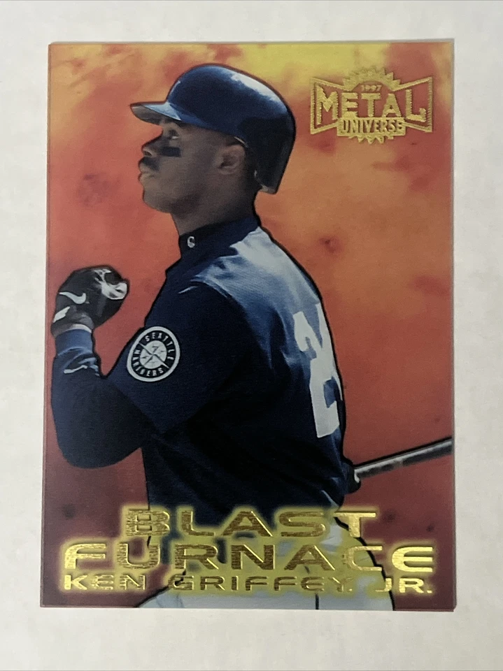 Ken Griffey Jr. 1997 Skybox Metal Universe Blast Furnace  - Image 1 of 4