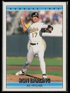 1992 Donruss Ron Darling Oakland Athletics #723 - Picture 1 of 2