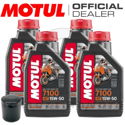 TAGLIANDO 4L OLIO MOTUL 7100 15w50 + FILTRO BMW R 1150 GS 2001 2002 2003