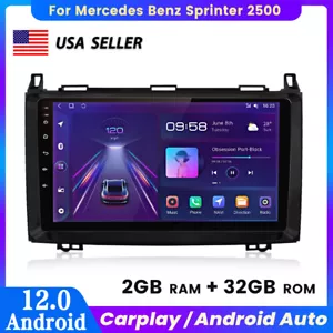 For Mercedes Benz Sprinter 2500 Android12 Car Stereo Radio Navi GPS CarPlay DAB+ - Picture 1 of 12