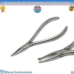 DENTAL HOW PLIERs UTILITY ORTHODONTIC SURGICAL HEAVY DUTY FINE TIP PLIER SS NEW* - Picture 1 of 3