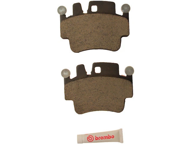Conjunto de pastilhas de freio dianteiras Brembo PRIME de cerâmica compatível com Porsche Boxster 2000-2004 47MXVM - Imagem 1 de 1