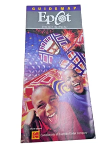 Disney Epcot Guidemap Discover The Wonder Kodak 2002 - Imagen 1 de 6