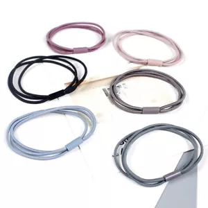 Womens Simple Elastic Hair Tie Rope Ring Ponytail Holder Rubber Band Headwear - Picture 1 of 13