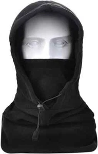 Fleece Thermo Sport Sturmhaube Ski Gesichtsmaske mit verstellbarer Schnur - Bild 1 von 12