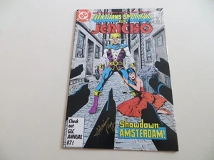 1986 DC TEEN TITANS SPOTLIGHT ON JERICHO # 4 SIGNED ADRIENNE ROY,  POA - Picture 1 of 3