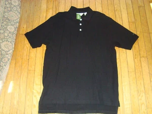 ORVIS MEN'S PIQUE BLACK POLO SHIRT SIZE LARGE BNWT@$39.00 - Picture 1 of 9