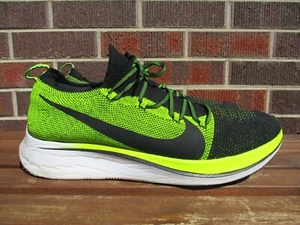 Nike Zoom Fly Flyknit Mens Size 14 D Racing Black Volt Athletic Shoes BV6103-002 - Picture 1 of 13