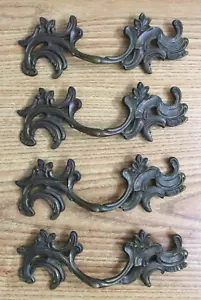 LOTTO DI 4 CASSETTI PROVINCIALI FRANCESI/FOGLIE (NUMERATE SUL RETRO""A157") VINTAGE - Foto 1 di 5