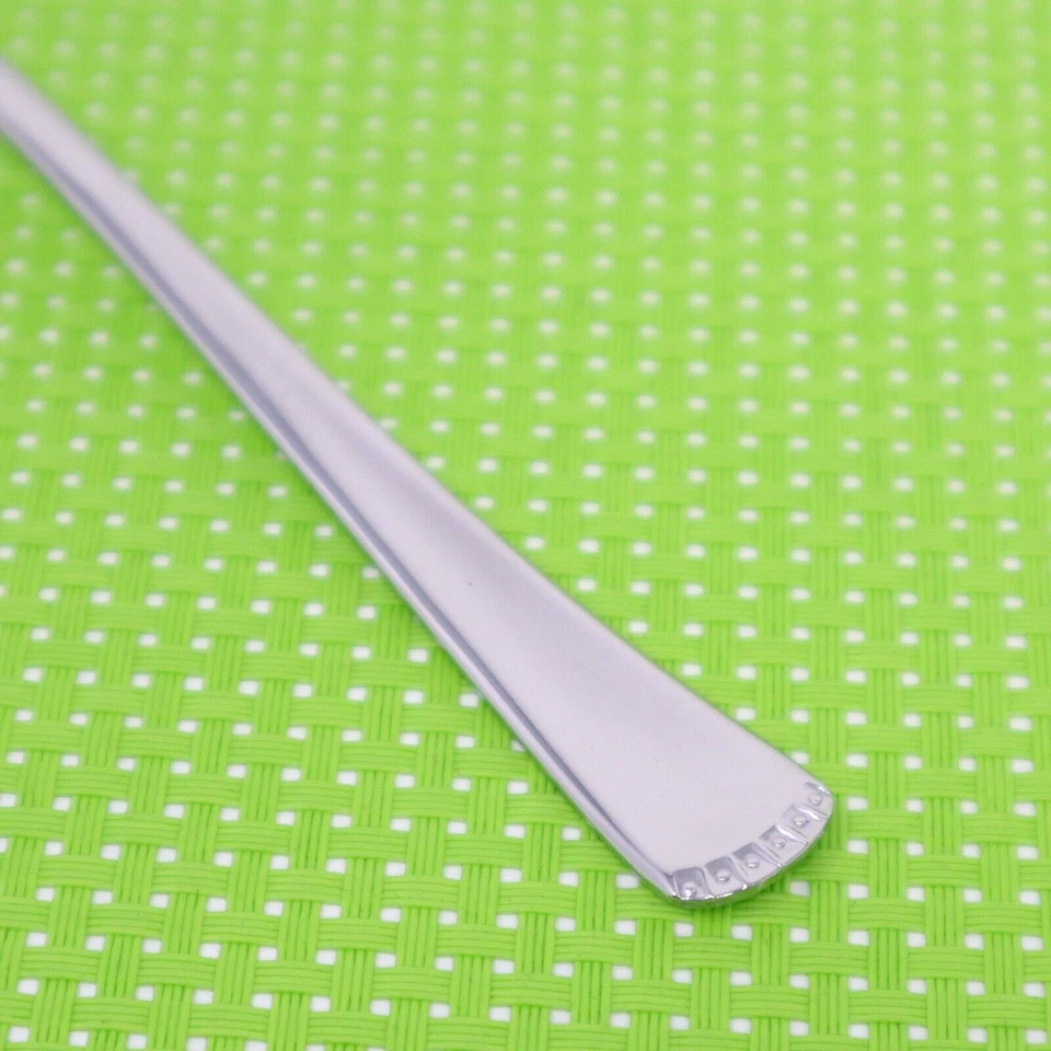 Штамп INOX 18/10 из нержавеющей стали для столовых приборов салата вилка длина 7 дюймов глянцевый лев сзади трудно найти - Изображение 1 из 4