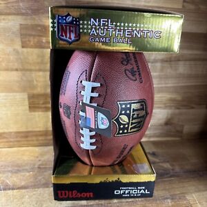 Wilson The Duke Official NFL Authentic Game Ball F1100 Football Autographed