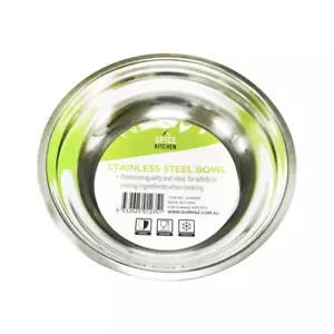 10 x Stainless Steel Bowl 25cm Polished Round Mixing Salad Bowls - Picture 1 of 1
