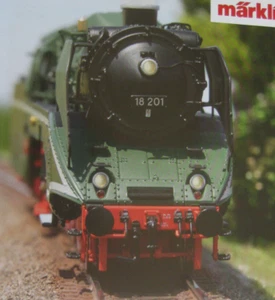 MÄRKLIN 38201 TRIX 25020 H0 LOCOMOTORA DE VAPOR BR 18 201 VSEM PÓSTER NUEVO - Imagen 1 de 4