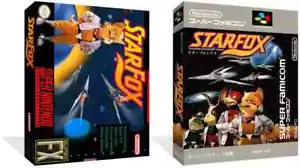 StarFox SNES Game Case Box + Cover Art Work Only (No Game) - Picture 1 of 9