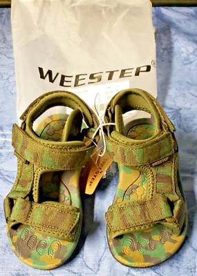 Sandálias camufladas Weestep alças ajustáveis peso leve verão (8 crianças/crianças pequenas) - Imagem 1 de 4