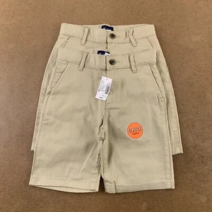 The Children’s Place Boy Size 6 Sandwash Uniform Stretch Chino Shorts 2-Pack NWT - Picture 1 of 5