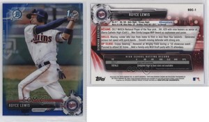 2017 Bowman Draft Chrome Blue Refractor /150 Royce Lewis #BDC-1