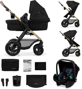 Kinderkraft MOOV2 Trio Passeggino Neonati 3 in 1 Fino 26 Kg, Con Ovetto I-SIZE 4 - Foto 1 di 12
